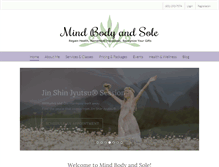 Tablet Screenshot of mindbodyandsoleonline.com